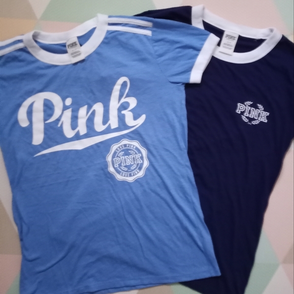 PINK VS BLUE LOVERS TEE BUNDLE  SIZE SMALL - Picture 2 of 10